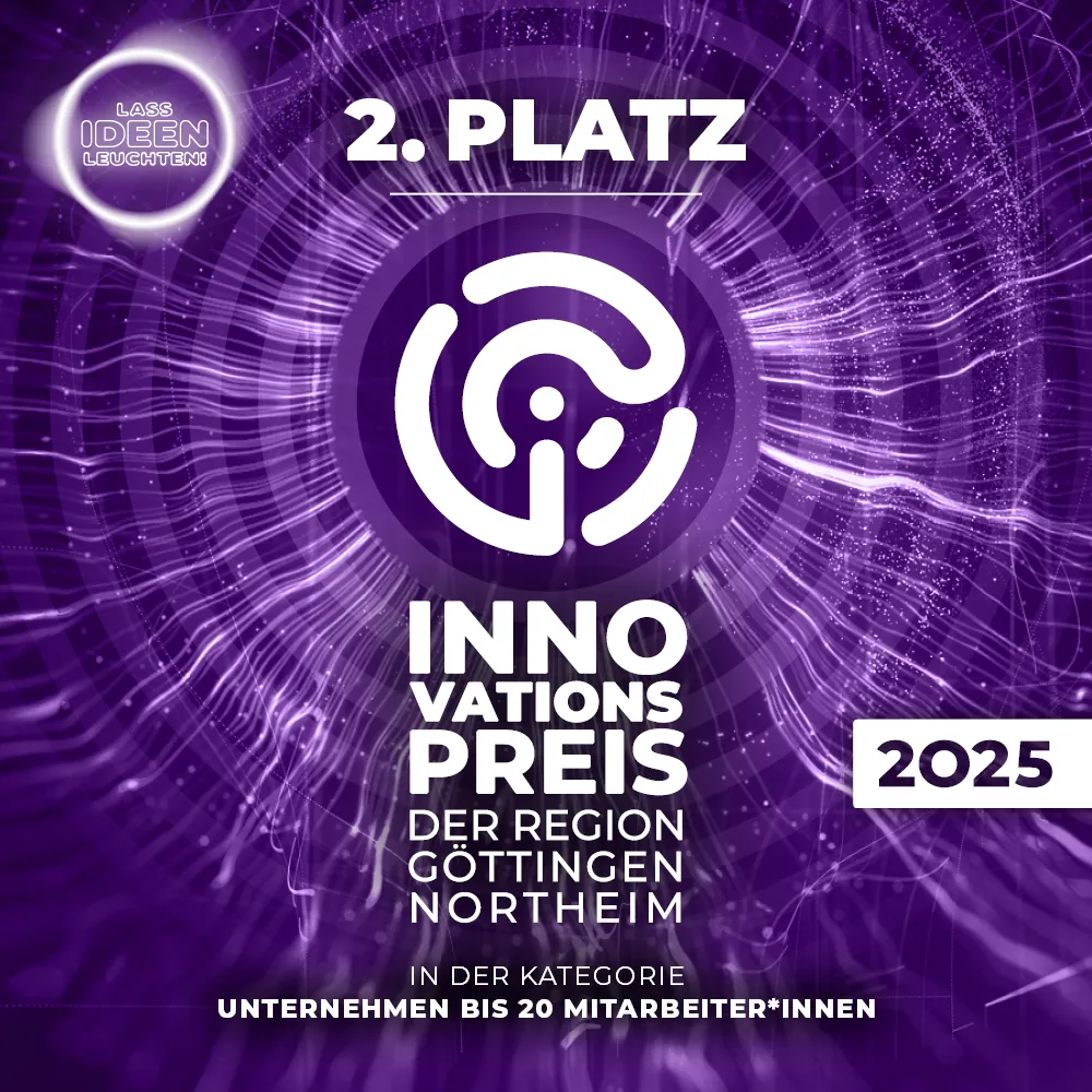Innovation Award 2025 of the Göttingen Northeim region.
